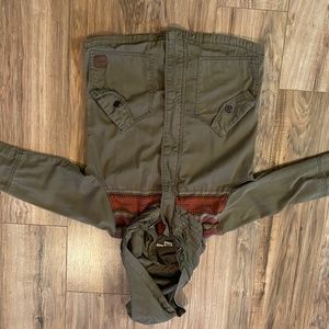 Roxy military jacket
